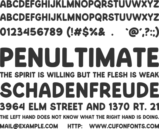 Good Matcha font preview