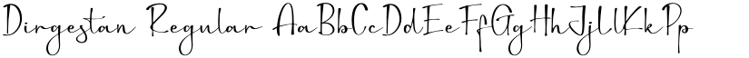 Dirgestan font download