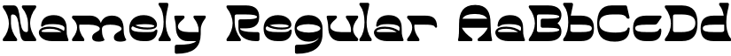 Namely Regular font