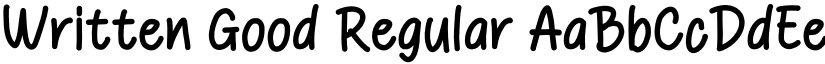 Written Good Regular font