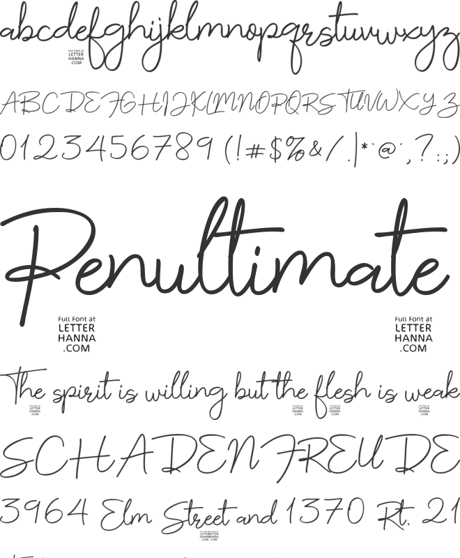 Nevalona Font font preview