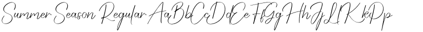 Summer Season Regular font