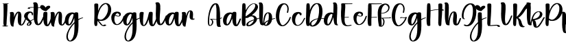 Insting Regular font