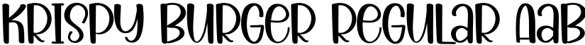 Krispy Burger Regular font