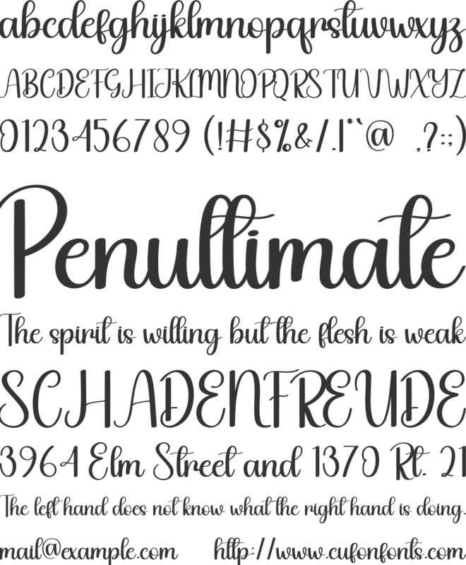 Valentine Baby font preview