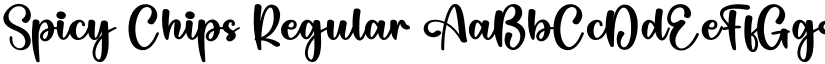 Spicy Chips Regular font
