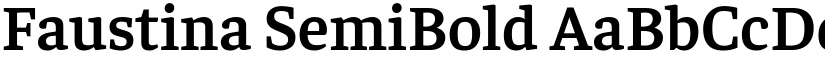 Faustina SemiBold font