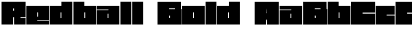 Redball Bold font