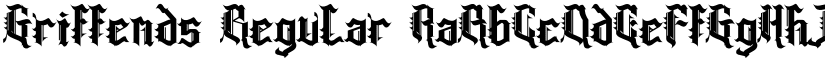 Griffends Regular font