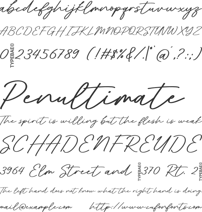 Lovely Melody - Personal Use font preview