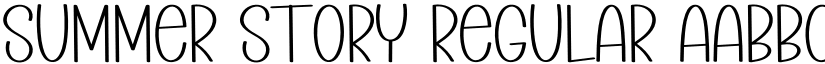 Summer Story Regular font