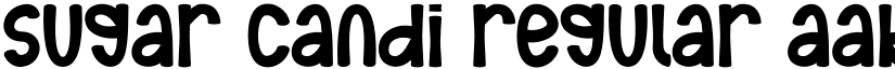 Sugar Candi Regular font