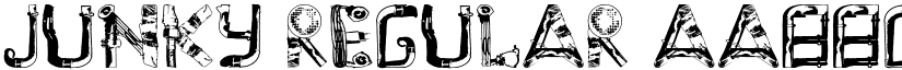 JUNKY Regular font
