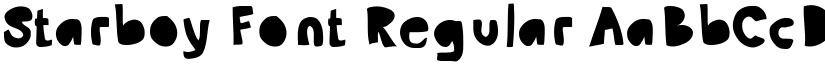 Starboy Font Regular font