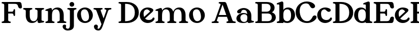 Funjoy Demo font