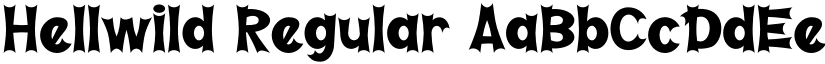 Hellwild Regular font