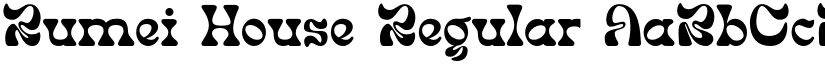 Rumei House Regular font