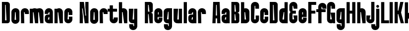Dormanc Northy Regular font