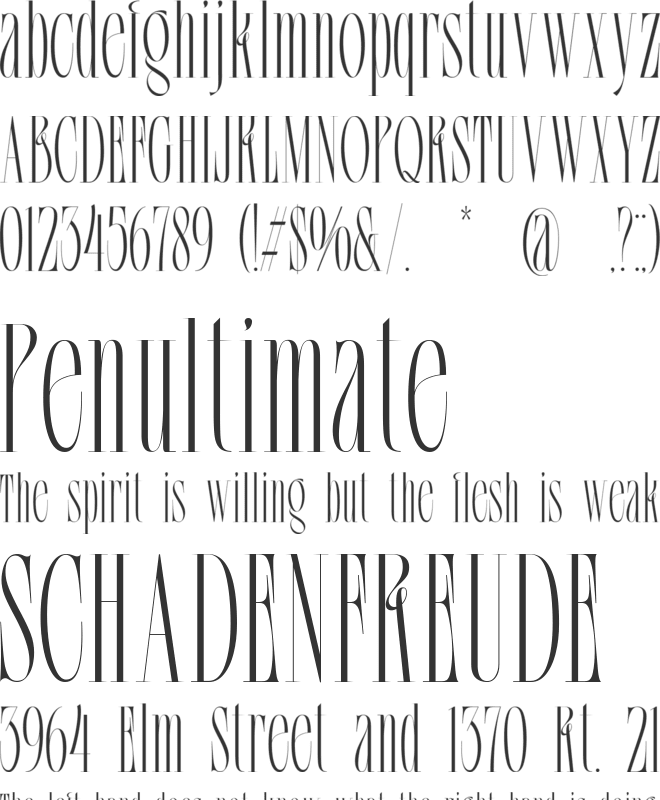 Srolemo font preview