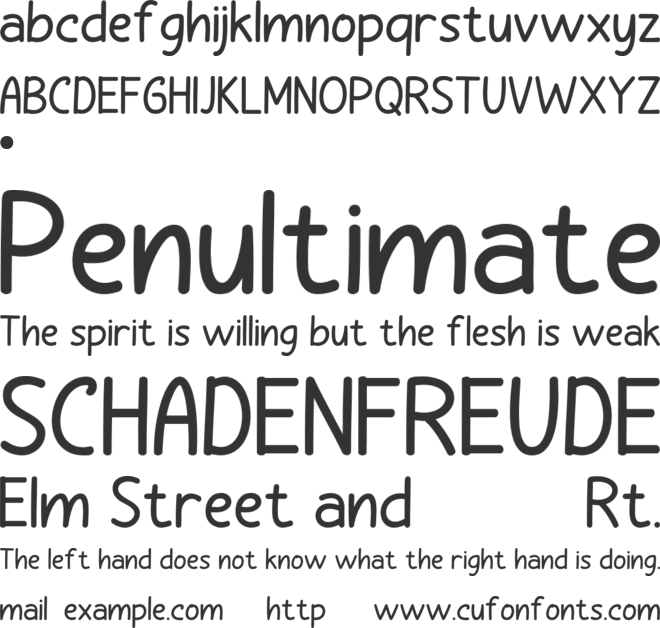 Morguine font preview