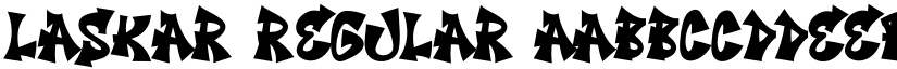 Laskar Regular font
