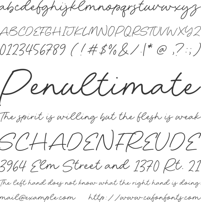 Benjamin Kingdom font preview