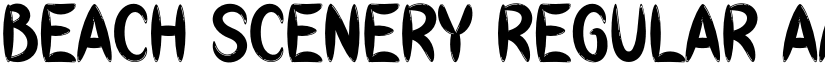 Beach Scenery Regular font