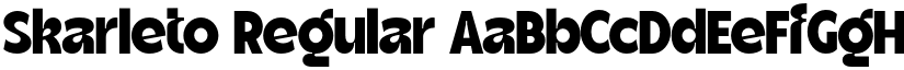 Skarleto Regular font