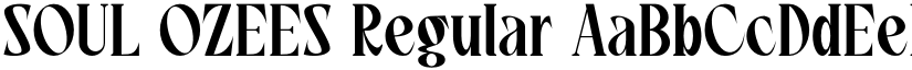 SOUL OZEES Regular font