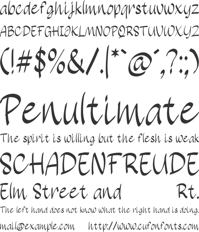 TOONIZO font preview