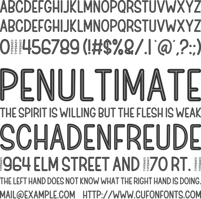 Delight Tones font preview