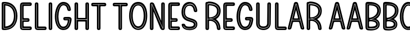 Delight Tones Regular font
