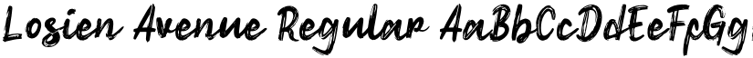 Losien Avenue Regular font