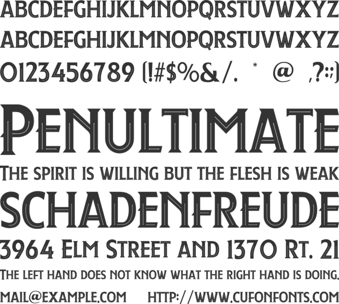 Berverlywood font preview