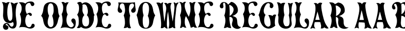Ye Olde Towne Regular font