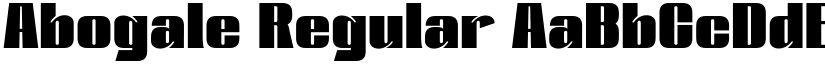 Abogale Regular font
