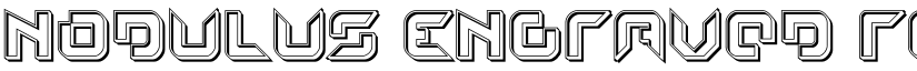 Nodulus Engraved Regular font