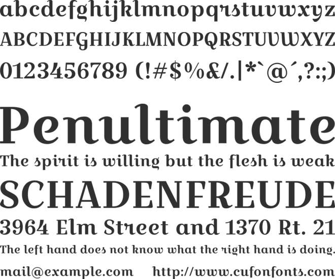 Croissant One font preview