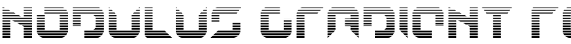 Nodulus Gradient Regular font