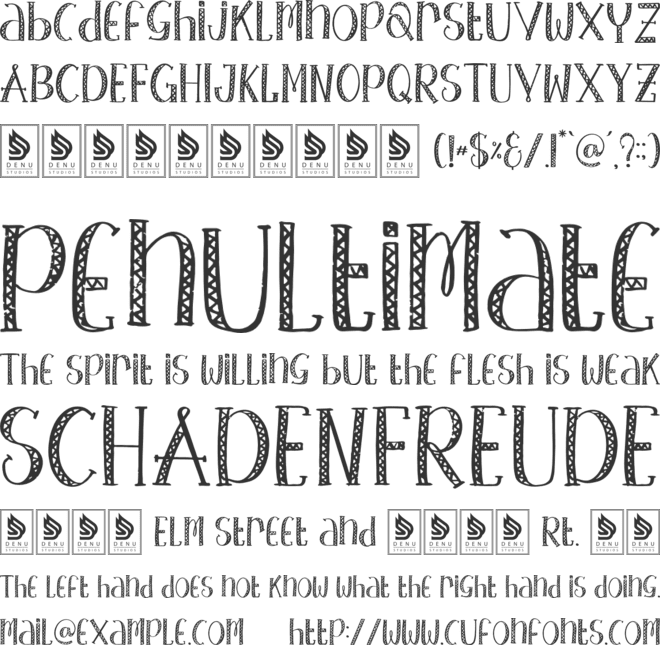 Kanvase Chalks font preview