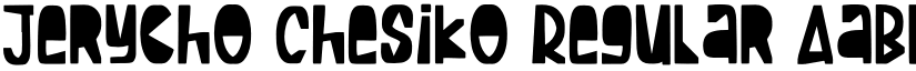 Jerycho Chesiko Regular font
