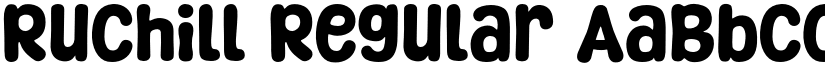 Ruchill Regular font