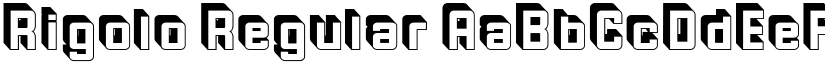 Rigolo Regular font