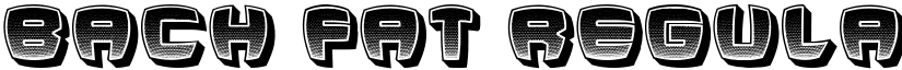 Bach Fat Regular font