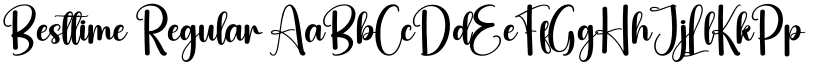 Besttime Regular font