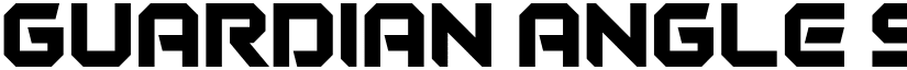 Guardian Angle Straight Regular font