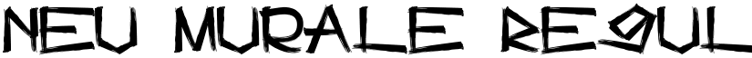 Neu Murale Regular font
