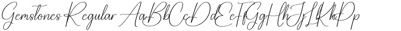 Gemstones Regular font