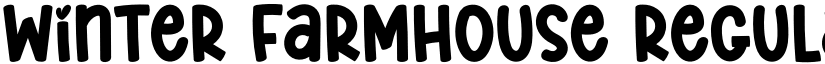 Winter Farmhouse Regular font