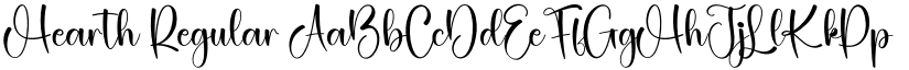 Hearth Regular font